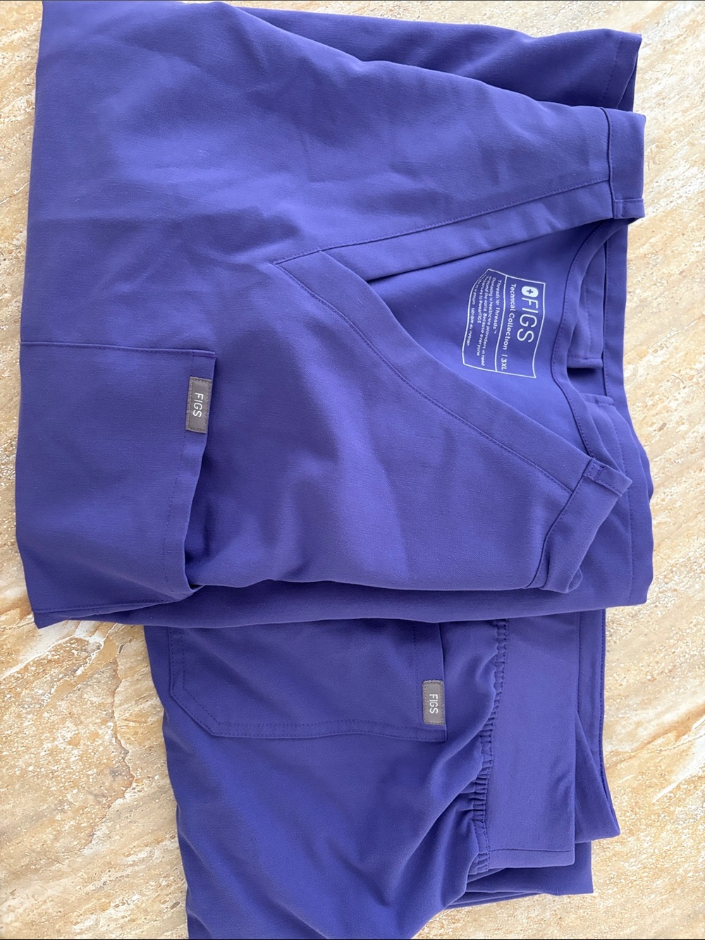 FIGS women’s Purple Scrub set 3xl